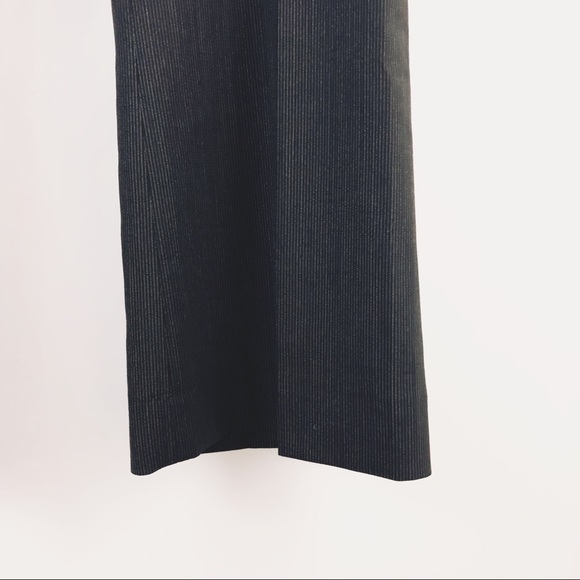 Banana Republic Black Pinstripe Dress Pants - Picture 4 of 6